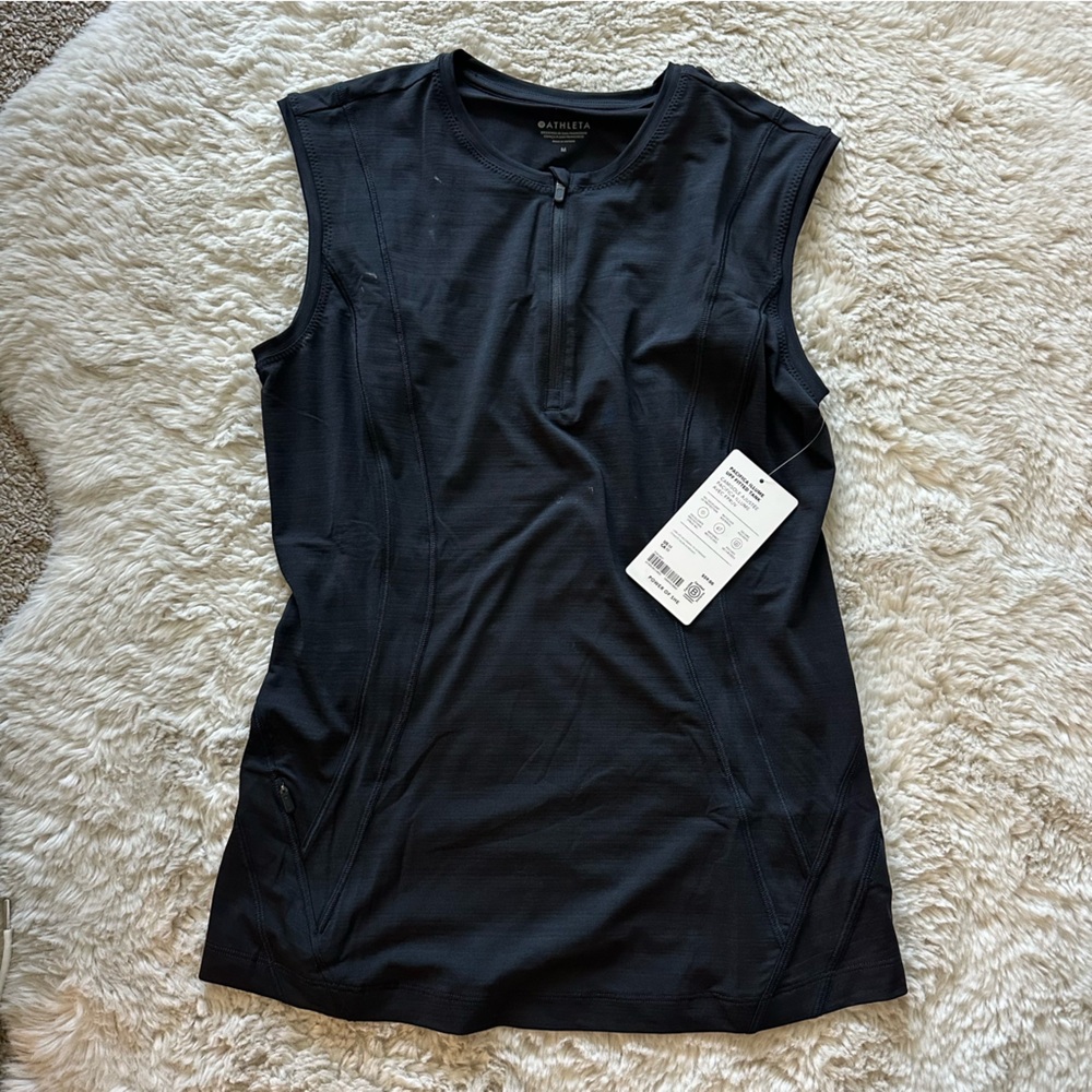 Athleta Black Fitted tank top